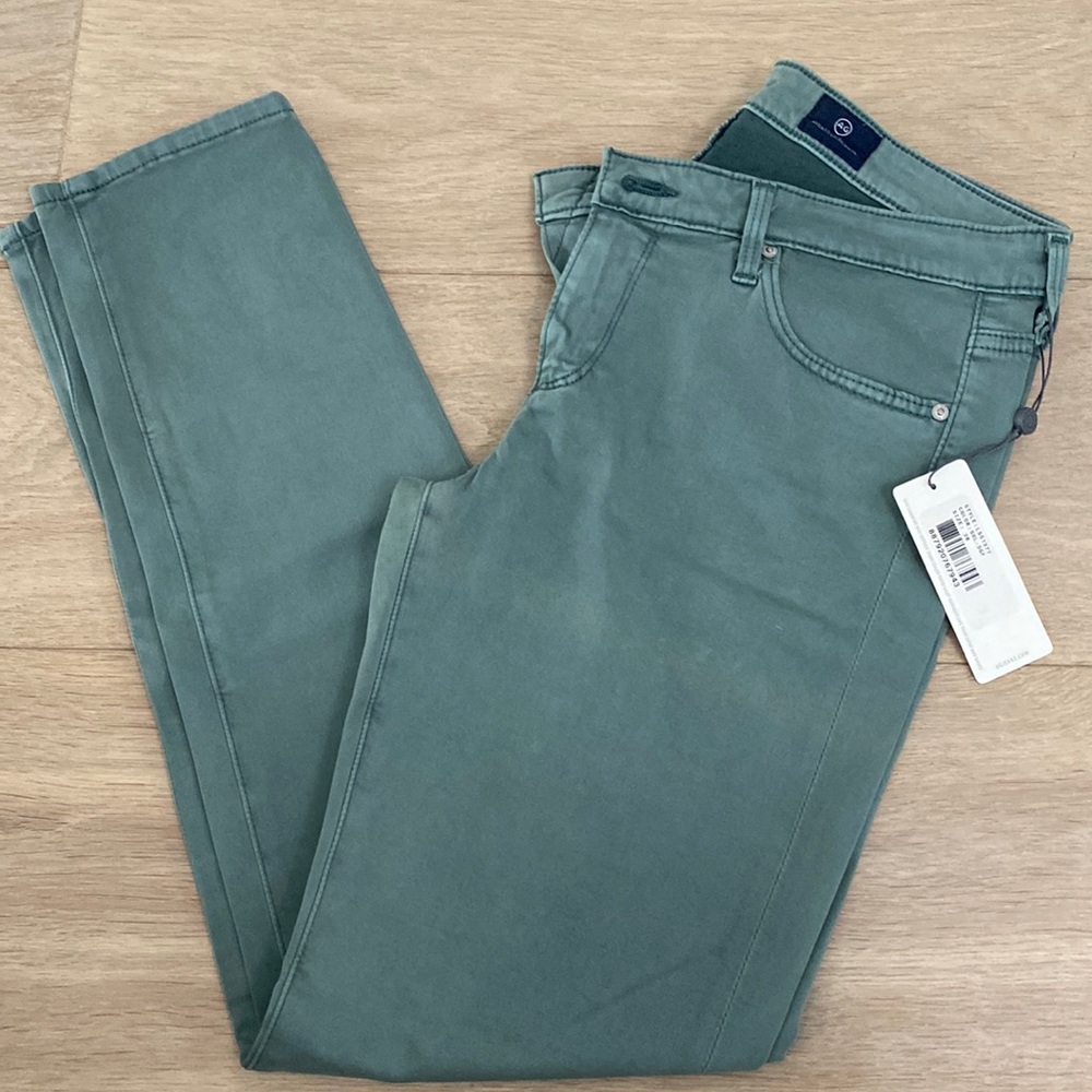 AG Stevie ankle super stretch sateen jeans